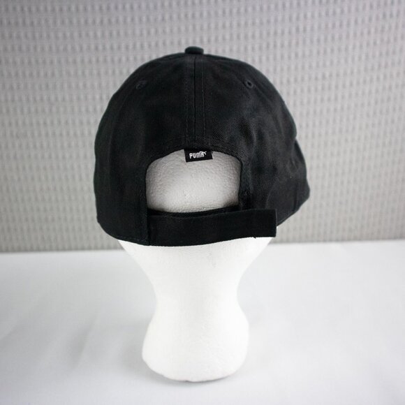 Puma Logo Strapback Hat Black - Picture 4 of 8
